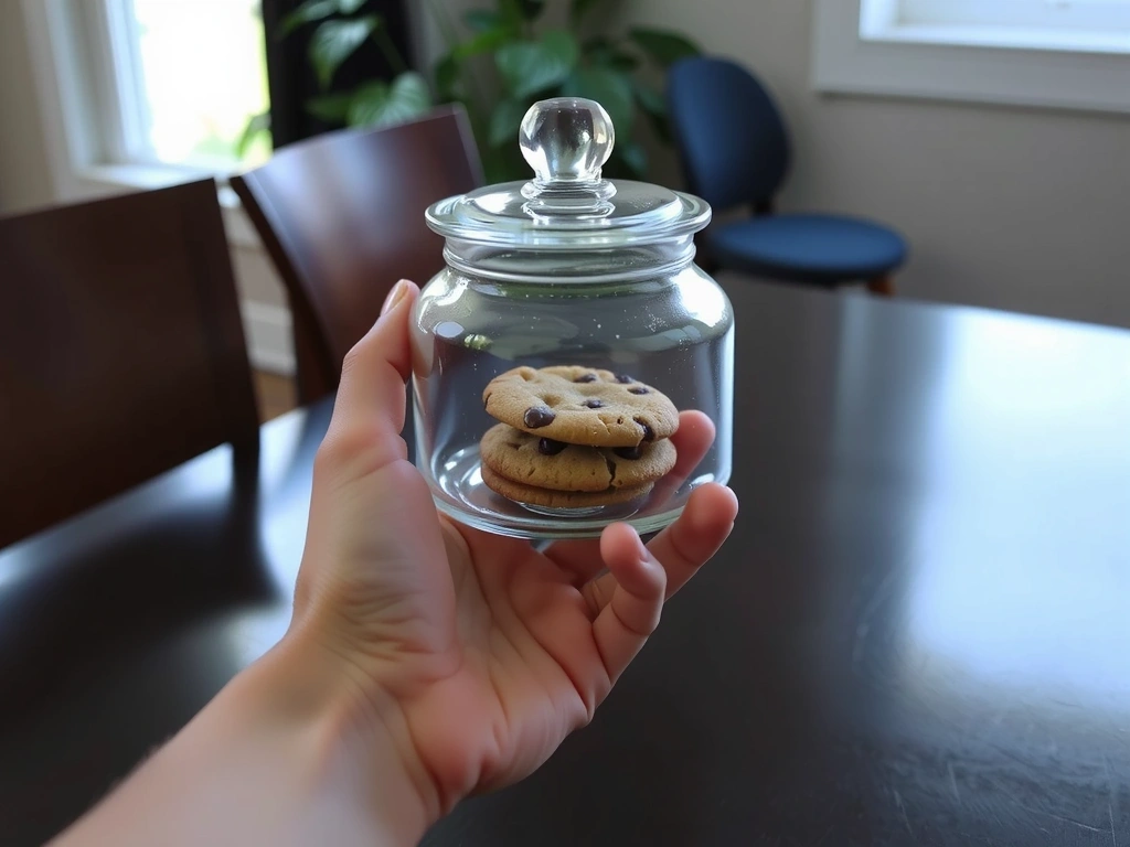 Concept de transparence des cookies